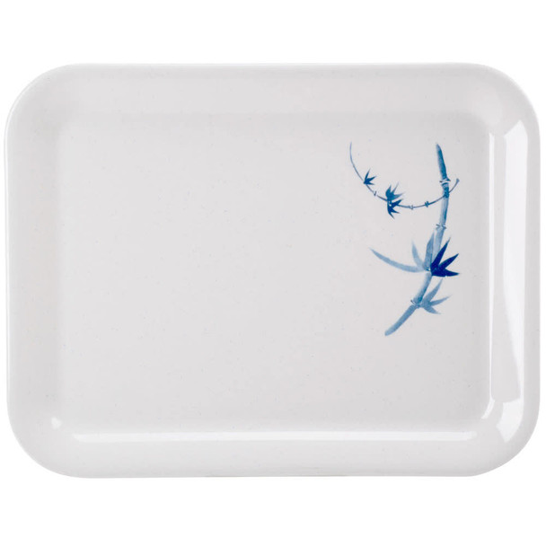 Blue Bamboo 15.25" x 11.50" Melamine Medium Tray