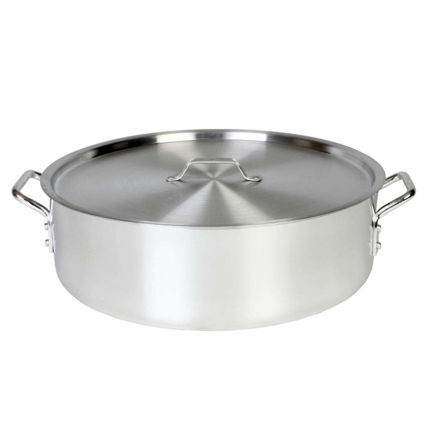 Heavy Duty Aluminum Brazier Pot & Lid Set