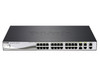 DES-1210-28P - D-Link 24Ports 10/100/1000 (PoE) Managed Gigabit Ethernet Net Switch with 4 Gigabit SFP Port Rack Mountable