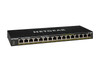 GS316PP-100NAS - Netgear GS316PP Ethernet Switch 16 Ports 2 Layer Supported Twisted Pair Desktop Wall Mountable Rack-mountable 3 YearLifetim