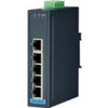 EKI-2525I-BE - Advantech 5Port Ethernet Switch w/ Wide Temp 5 x Fast Ethernet Network Twisted Pair 2 Layer Supported Wall Mountable DIN Rail Mountable