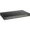 DGS-1250-52XMP-6KV - D-Link 52Port 10-Gigabit Smart Managed PoE Switch 52 Ports Manageable 3 Layer Supported Modular 57.20 W Power Consumptio