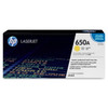 CE272A - HP 650A Yellow LaserJet Toner Cartridge