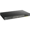 DGS-1250-28XMP-6KV - D-Link 28Port 10-Gigabit Smart Managed PoE Switch 28 Ports Manageable 3 Layer Supported Modular 39.10 W Power Consumptio