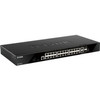 DGS-1520-28 - D-Link Layer 3 Switch 26 Ports Manageable 3 Layer Supported Modular 30.40 W Power Consumption Twisted Pair Optical Fiber 1U