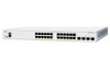 C1200-24FP-4X - Cisco Catalyst 1200 24-Ports 10/100/1000 + 4 x 10 Gigabit SFP+ PoE+ Layer 3 Managed Rack-Mountable Network Switch