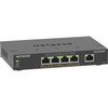 GS305EP-100NAS - Netgear 5Port Gigabit Ethernet SOHO Smart Managed Plus PoE Switch with 4Port PoE+ 5 Ports Manageable 2 Layer Supported 63 W P