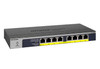GS108PP-100NAS - Netgear 8Port Gigabit Ethernet PoE+ Unmanaged Switch (GS108PP) 8 Ports 2 Layer Supported Twisted Pair Desktop Wall Mountable