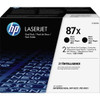 CF287XD - HP 87X 2-Pack High Yield Black Original LaserJet Toner Cartridge for LaserJet Enterprise M506dn / M506x