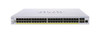 CBS350-48FP-4G-NA - Cisco 350 CBS350-48FP-4G Ethernet Switch 52 Ports Manageable 2 Layer Supported Modular 4 SFP Slots 74.03 W Power Consump