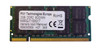 64B0QJTYE8G17 - PNY 1GB DDR2-667MHz PC2-5300 non-ECC Unbuffered CL5 200-Pin SoDimm Dual Rank Memory Module