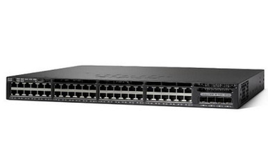 Catalyst 3650-48PQ-S - Cisco 48-Ports 4 x 10G SFP+ PoE Rack-mountable 1U Network Switch