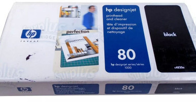 HP 80 Black Printhead & Cleaner   DesignJet 1050 1055