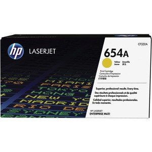 CF332AC - HP 654a Yellow Original LaserJet Toner Cartridge