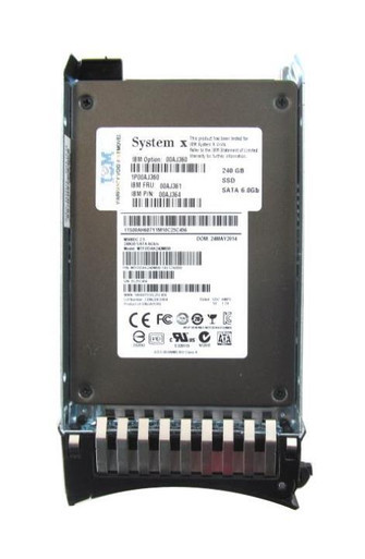 00AJ364 - IBM 240GB SATA 6Gb/s Hot Swapable 2.5 inch Multi Level Cell (MLC) Enterprise Value Solid State Drive (SSD)  for System x Server