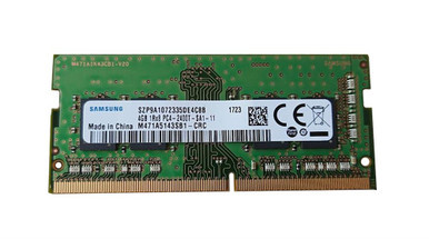 M471A5143SB1-CRC - Samsung 4GB PC4-19200 DDR4-2400MHz non-ECC Unbuffered CL17 260-Pin SoDimm 1.2V Single Rank Memory Module
