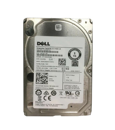 031N08 - Dell 1TB 7200RPM SATA 6Gb/s 128MB Cache 2.5-inchHard Drive