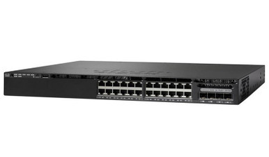 Catalyst 3650-24TD-S - Cisco 24-Ports 2 x 10G SFP+ Layer 2 Rack-mountable 1U Network Switch