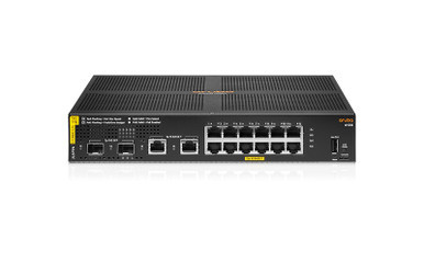 JL679A - Aruba 6100 Ethernet Switch 12 Ports Manageable 2 Layer Supported Modular 21.90 W Power Consumption 139 W PoE Budget Optical Fiber, Twisted Pair PoE Ports 1U High Wall Mountable,