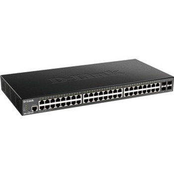 DGS-1250-52X-6KV - D-Link 52Port 10-Gigabit Smart Managed Switch 52 Ports Manageable 3 Layer Supported Modular 51.20 W Power Consumption Tw