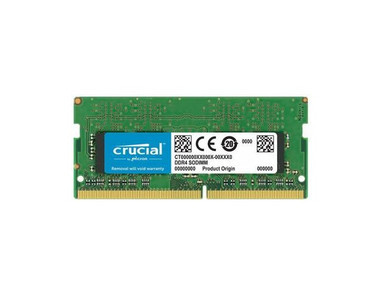 CT8G4SFS8266 - Crucial 8GB DDR4-2666MHz PC4-21300 non-ECC Unbuffered CL19 260-Pin SoDimm 1.2V Single Rank Memory Module