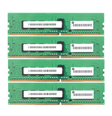 2PC13AV - HP 64GB (4 X 16GB) 2400MHz DDR4 PC4-19200 Registered ECC CL17 288-Pin DIMM 1.2V Dual Rank Memory