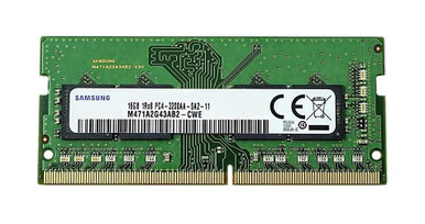 M471A2G43AB2-CWE - Samsung 16GB PC4-25600 DDR4-3200MHz non-ECC Unbuffered CL22 260-Pin SoDimm 1.2V Single Rank Memory Module