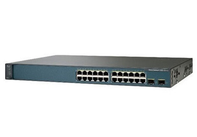 Catalyst 3650V2-24TS-E - Cisco 24-Ports 2 x SFP Layer 3 Managed Rack-mountable 1U Network Switch