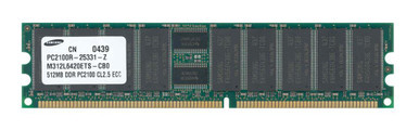 M312L6420ETS-CB0 - Samsung 512MB 266MHz DDR PC2100 Registered ECC CL2.5 184-Pin DIMM Memory