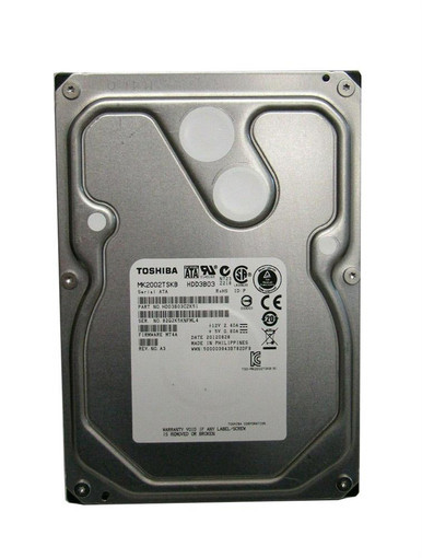 MK2002TSKB - Toshiba Enterprise 2TB 7200RPM SATA 3Gb/s 64MB Cache 3.5-inch Internal Hard Drive