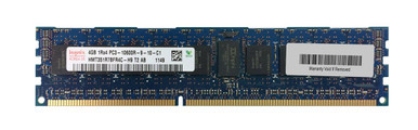 HMT351R7BFR4C-H9 - Hynix 4GB 1333MHz DDR3 PC3-10600 ECC Registered CL9 240-Pin DIMM 1.5V Single Rank x4 Memory Module