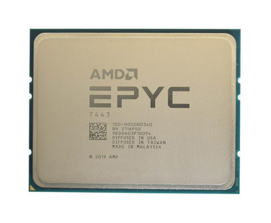 100-000000340 - AMD EPYC 7443 2.85GHz 24-Core Processor