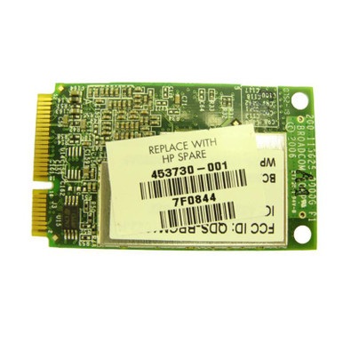 453730-001 - HP 54G WiFi 802.11a/b/g High-Speed Embedded Mini PCI Express Wireless Lan (WLAN) Network Adapter with Bluetooth