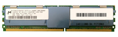MT36HTF25672FY-667D1D3 - Micron 2GB PC2-5300 DDR2-667MHz ECC Fully Buffered CL5 240-Pin DIMM Dual Rank Memory