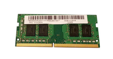 01AG824 - Lenovo 8GB DDR4 2666MHz PC4-21300 non-ECC Unbuffered CL19 260-Pin SoDimm 1.2V Single Rank Memory Module