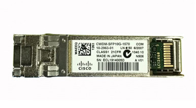 CWDM-SFP10G-1570 - Cisco 10Gb/s 10GBase-CWDM Single-mode Fibre 40km 1570nm Duplex LC Connector SFP+ Transceiver Module