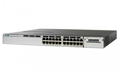 Catalyst 3850-24P-E - Cisco 24-Ports PoE+ Layer 3 Managed Rack-mountable 1U Network Switch