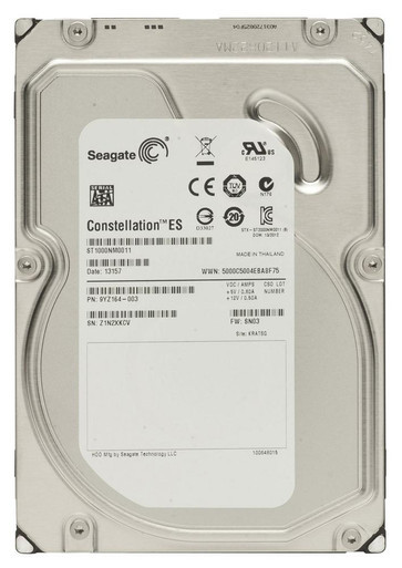 9YZ164-003 - Seagate Constellation ES 1TB SATA 6Gb/s 7200RPM 64MB Cache 3.5 inch Hard Disk Drive