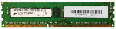 MT18JSF51272AZ-1G4K1ZE - Micron 4GB 1333MHz DDR3 PC3-10600 Unbuffered ECC CL9 240-Pin DIMM Dual Rank Memory