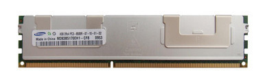 M393B5170EH1-CF8 - Samsung 4GB 1066MHz DDR3 PC3-8500 ECC Registered CL7 240-Pin DIMM 1.5V Dual Rank x4 Memory Module