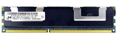 MT36JSZF51272PZ-1G1F1DD - Micron 4Gb 1066Mhz Pc3-8500 Cl7 Ecc Registered Dual Rank Ddr3 Sdram 240-Pin Dimm Memory