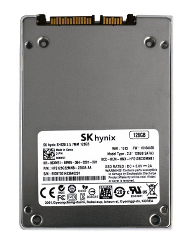 HFS128G32MNB-2200A - Hynix SH920 128GB Multi Level Cell (MLC) SATA 6Gb/s 2.5 inch Solid State Drive (SSD)