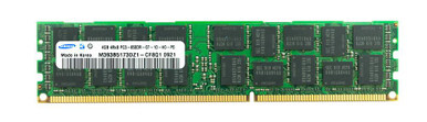 M393B5173DZ1-CF8 - Samsung 4GB 1066MHz DDR3 PC3-8500 ECC Registered CL7 240-Pin DIMM 1.35V Quad Rank x8 Memory Module