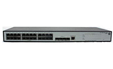 JE006A#ACC - HP ProCurve V1910-24G 24-Ports 10Base-T 100Base-TX 1000Base-T + 4 x SFP (mini-GBIC) Managed Gigabit Ethernet Switch