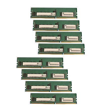 2PC08AV - HP 256GB (8 X 32GB) 2666MHz DDR4 PC4-21300 Registered ECC CL19 288-Pin DIMM 1.2V Dual Rank Memory