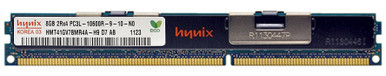 HMT41GV7BMR4A-H9 - Hynix 8GB 1333MHz DDR3 PC3-10600 ECC Registered CL9 240-Pin (VLP) DIMM 1.35V Dual Rank x8 Memory Module