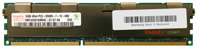 HMT42GR7AMR4C-G7 - Hynix 16GB 1066MHz DDR3 PC3-8500 ECC Registered CL7 240-Pin DIMM 1.5V Quad Rank Memory Module