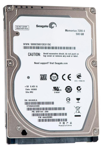 9HV144-300 - Seagate Momentus 7200.4 500GB SATA 3Gb/s 7200RPM 16MB Cache 2.5 inch Hard Disk Drive