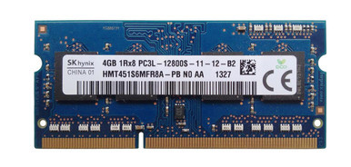 HMT451S6MFR8A-PB - Hynix 4GB DDR3-1600MHz PC3-12800 non-ECC Unbuffered CL11 204-Pin SoDimm 1.35V Low Voltage Single Rank Memory Module