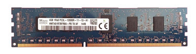 HMT451R7BFR8A-PB - Hynix 4GB 1600MHz DDR3 PC3-12800 ECC Registered CL11 240-Pin DIMM 1.35V Low Voltage Single Rank Memory Module